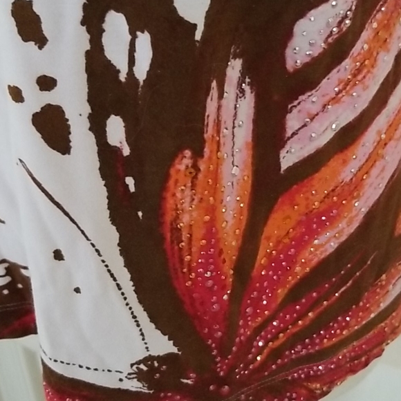 **HOST PICK **St John Jewel Crusted Butterfly Top - Picture 3 of 6